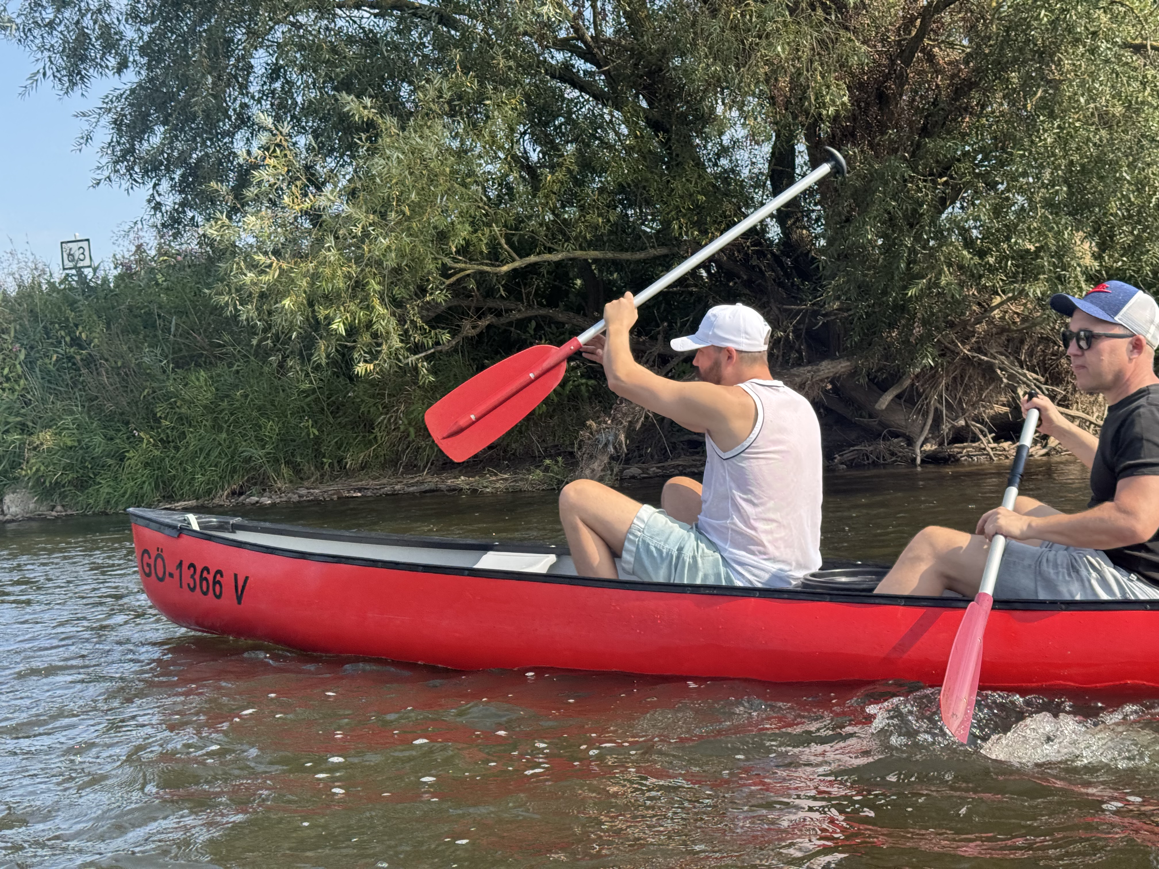 Kanu im Sommer 2025